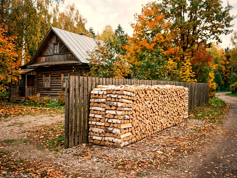 Берёза камерной сушки, Демихово, улица Печная, 45